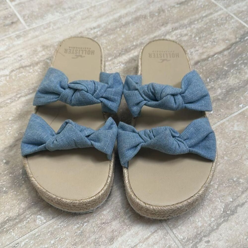 Hollister-co Women's Blue Sandals - Picture 2 of 5